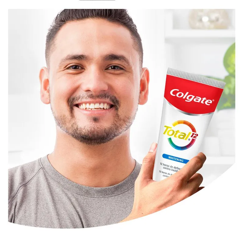 Creme Dental Colgate Total 12 Whitening 90g — foto 7