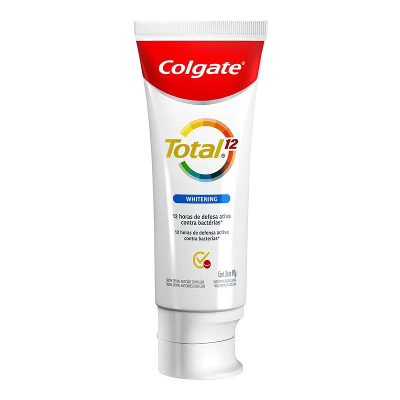 Creme Dental Colgate Total 12 Whitening 90g — foto 11
