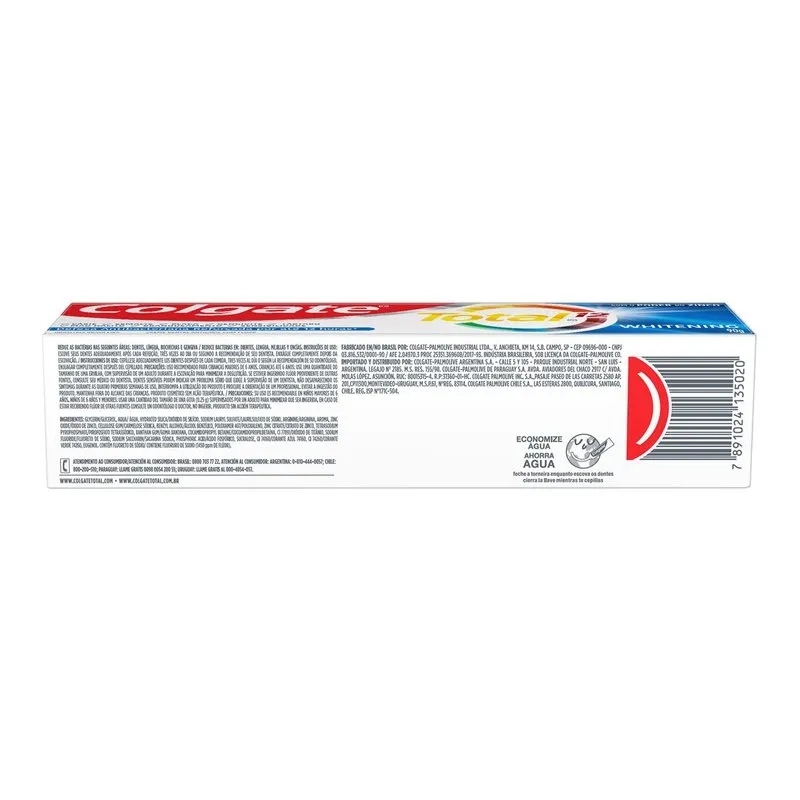Creme Dental Colgate Total 12 Whitening 90g — foto 15
