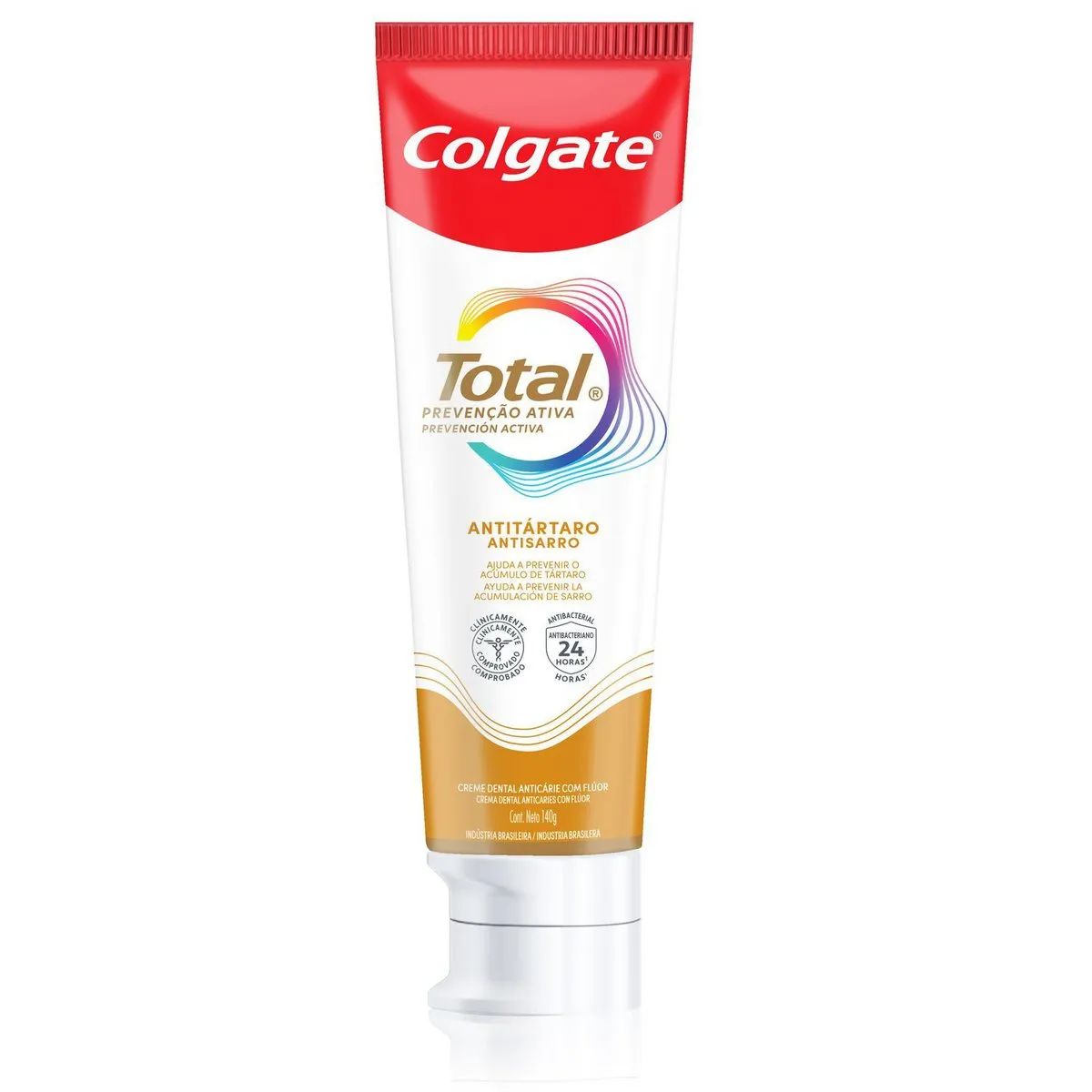 Creme Dental Colgate Total Prevenção Ativa Anti Tártaro 140g — foto 2