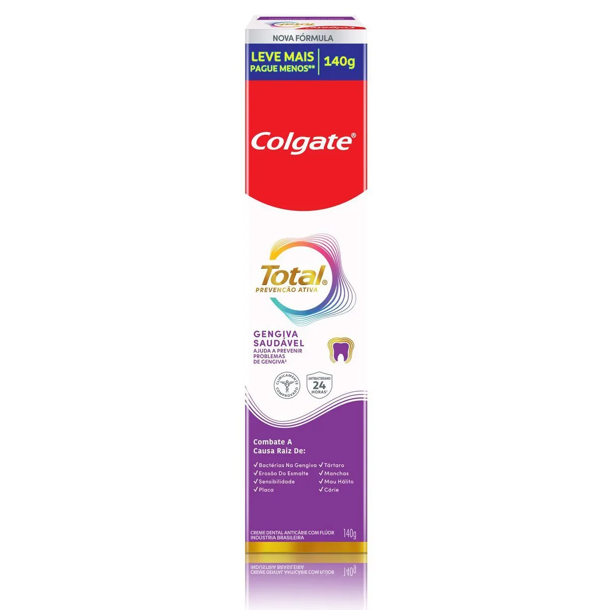 Creme Dental Colgate Total Prevenção Ativa Gengiva Saudável 140g