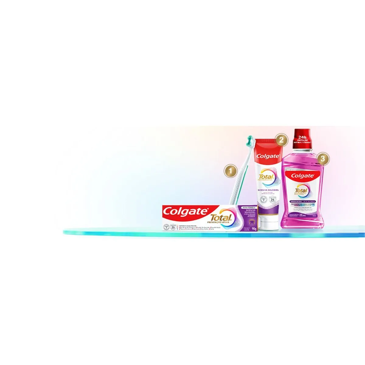 Creme Dental Colgate Total Prevenção Ativa Gengiva Saudável 140g — foto 15