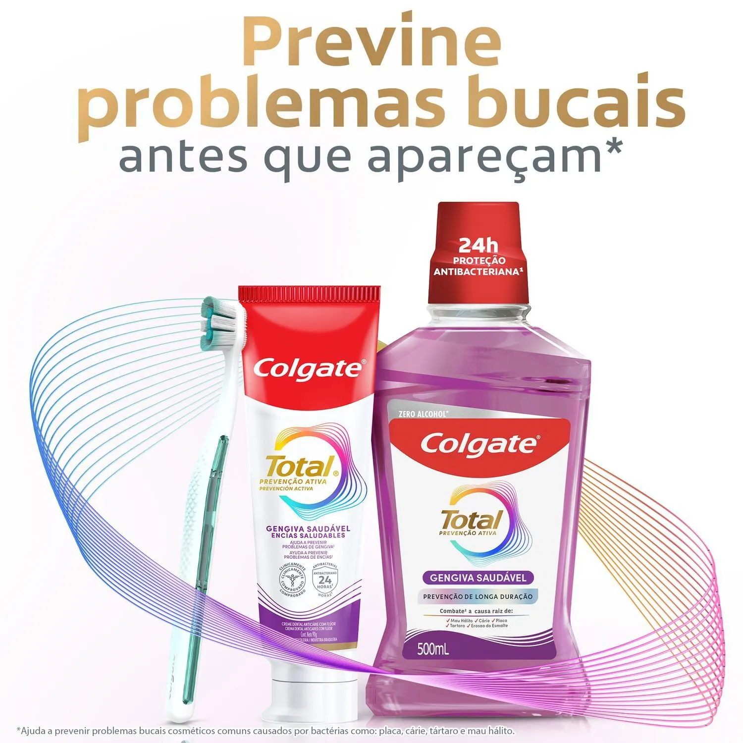 Creme Dental Colgate Total Prevenção Ativa Gengiva Saudável 90g — foto 11