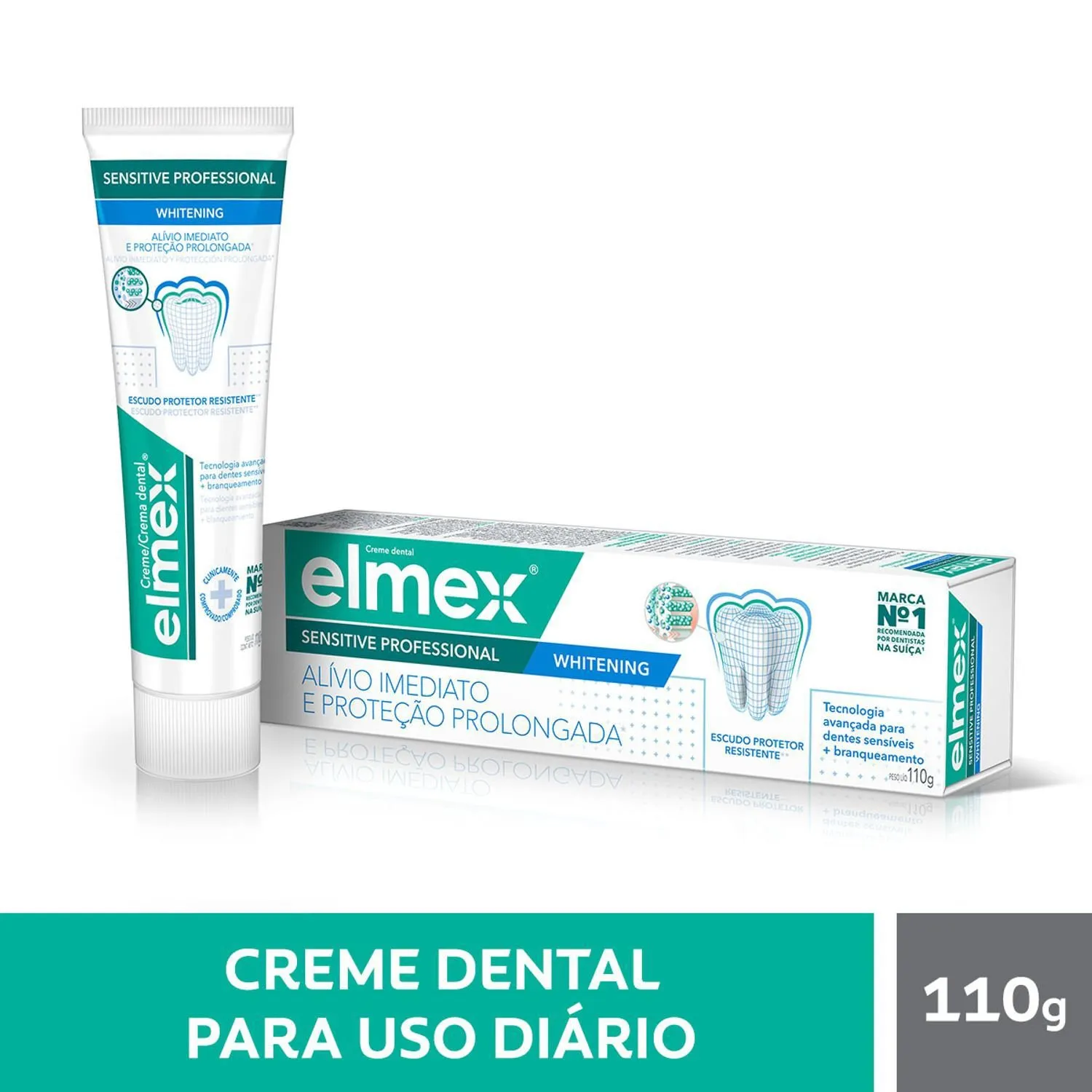 Creme Dental Elmex Sensitive Professional Whitening 110g — foto 3