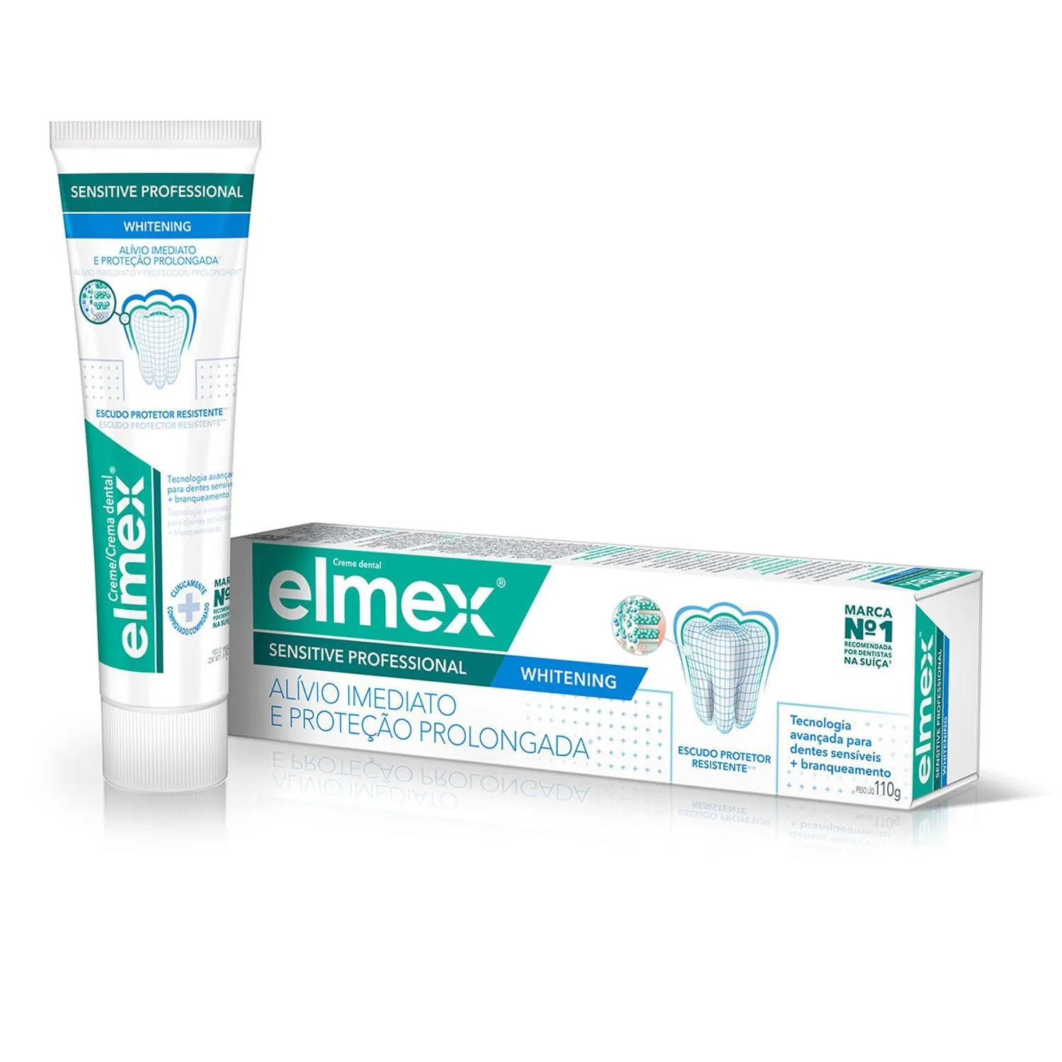 Creme Dental Elmex Sensitive Professional Whitening 110g — foto 6