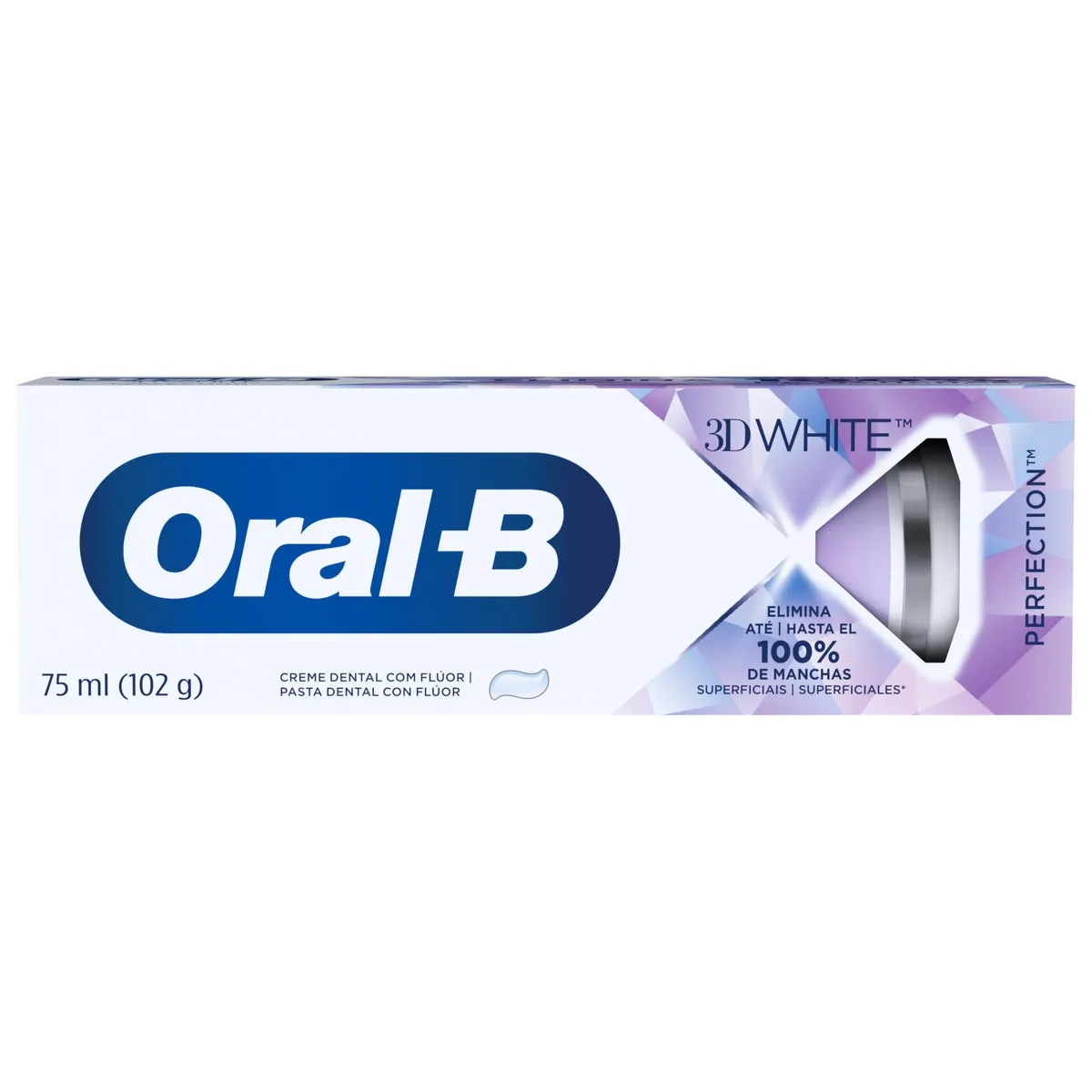 Creme Dental Oral-B 3D White Perfection 75ml — foto 7