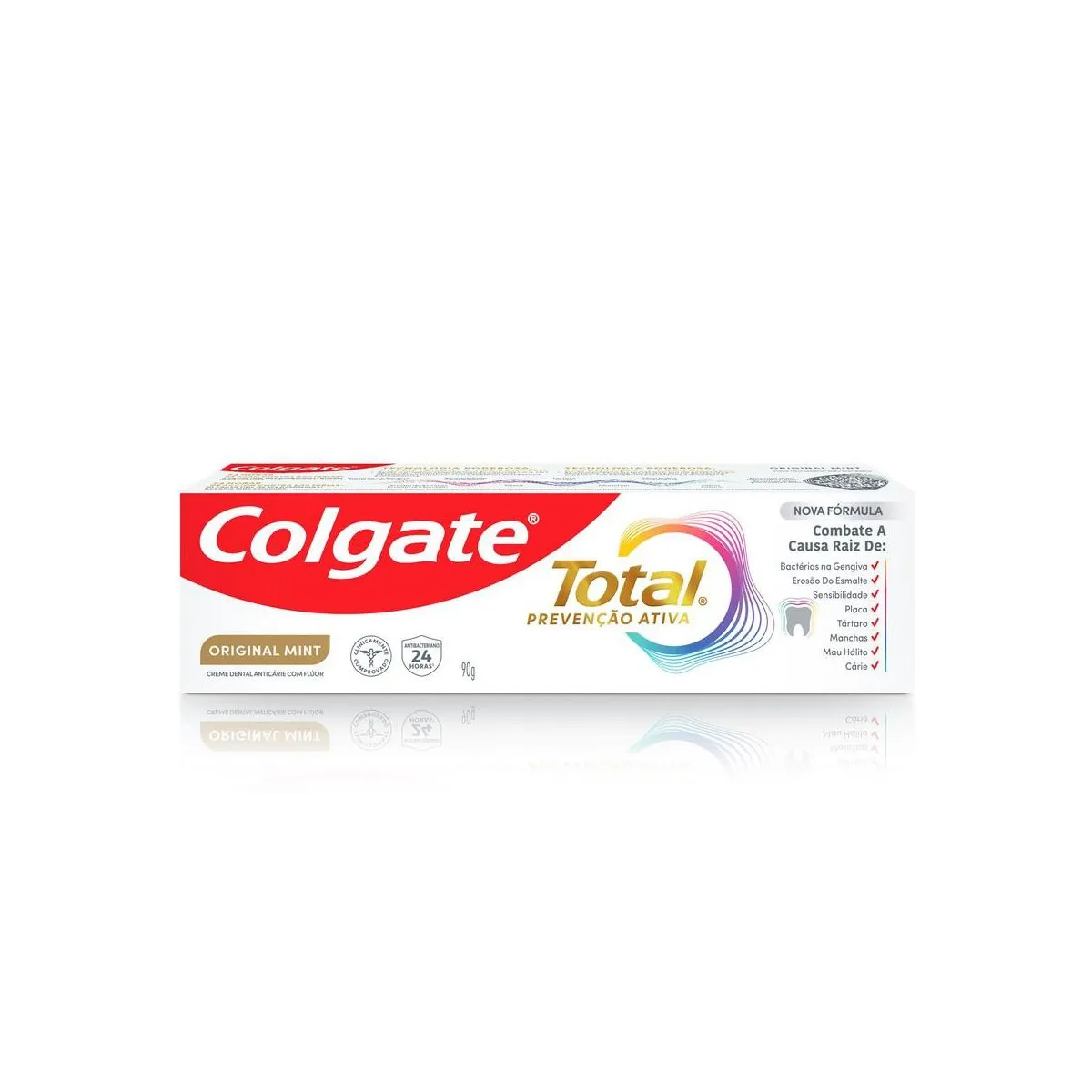 Creme Dental Original Mint Colgate Total Prevenção Ativa 90g