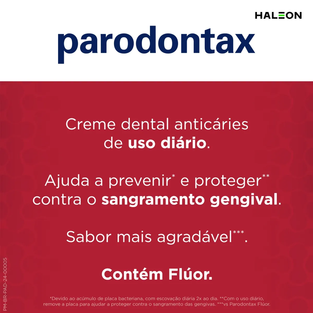 Creme Dental Parodontax Prevenção do Sangramento das Gengivas Original 50g — foto 4
