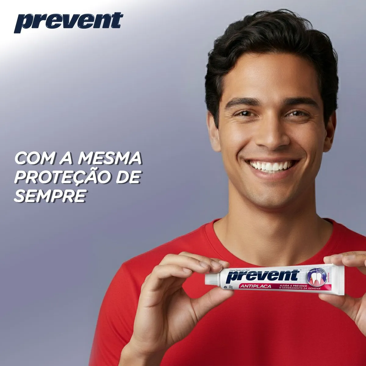 Creme Dental Prevent Antiplaca com Flúor 90g — foto 6
