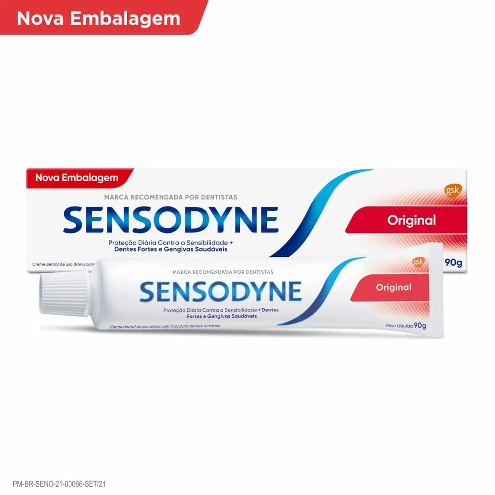 Creme Dental Sensodyne Original para Dentes Sensíveis 90g — foto 2
