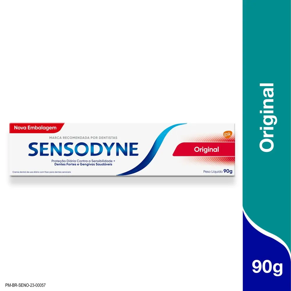 Creme Dental Sensodyne Original para Dentes Sensíveis 90g