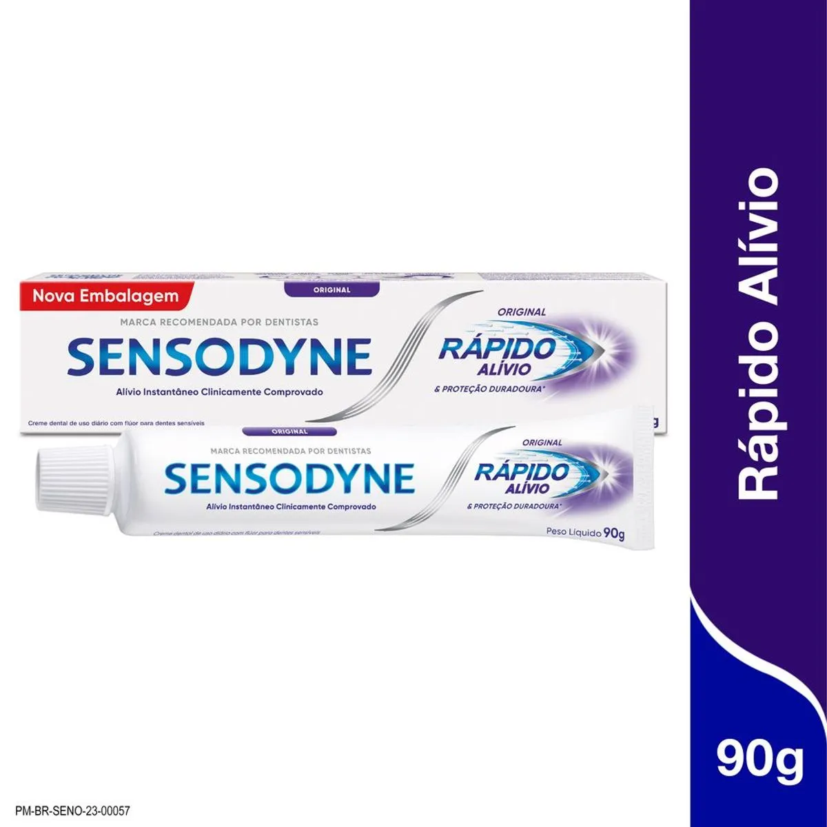 Creme Dental Sensodyne Rápido Alívio Original para Dentes Sensíveis 90g
