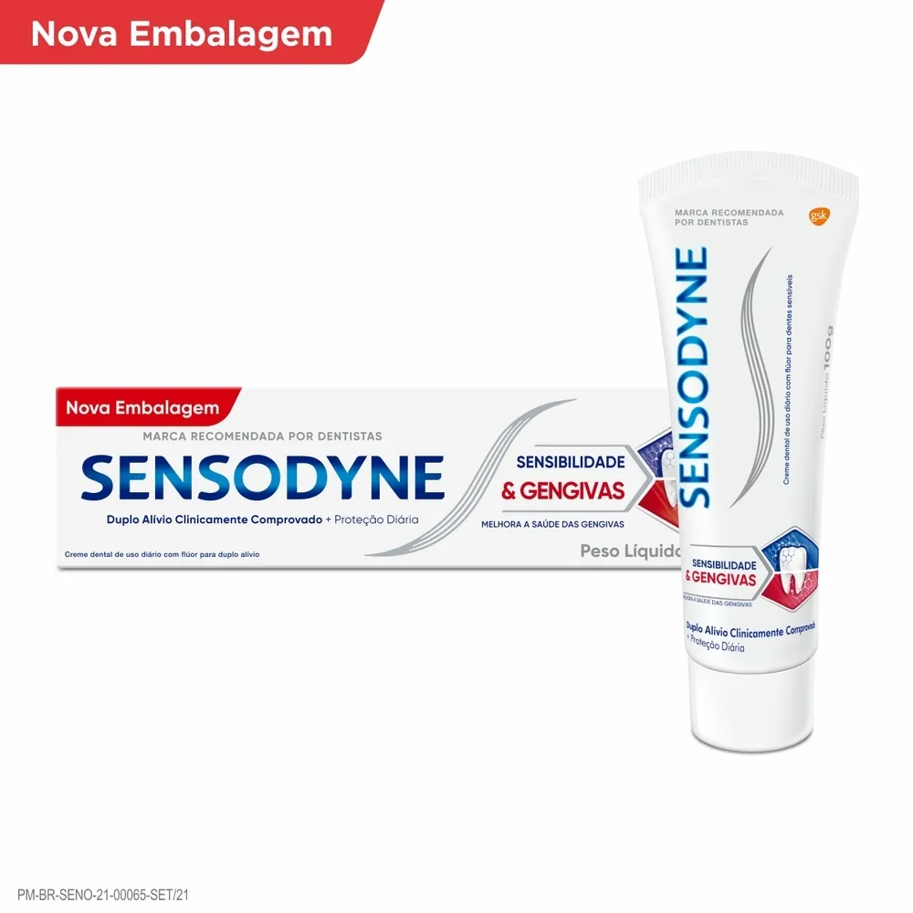 Creme Dental Sensodyne Sensibilidade e Gengivas 100g — foto 2