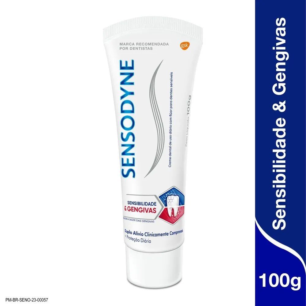 Creme Dental Sensodyne Sensibilidade e Gengivas 100g