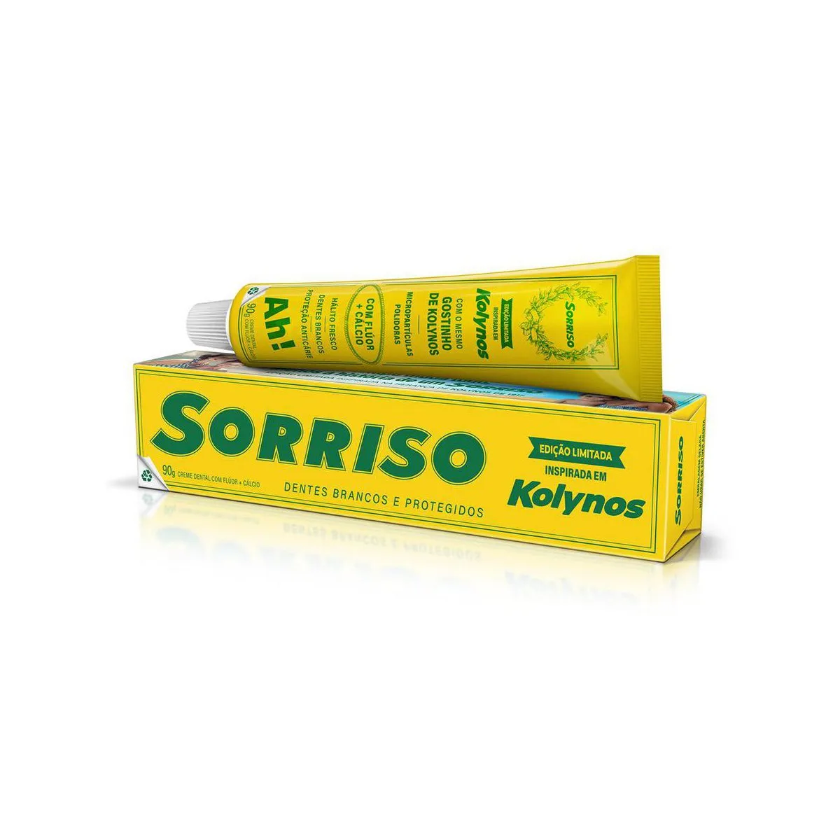 Creme Dental Sorriso Kolynos 90g Edição Limitada