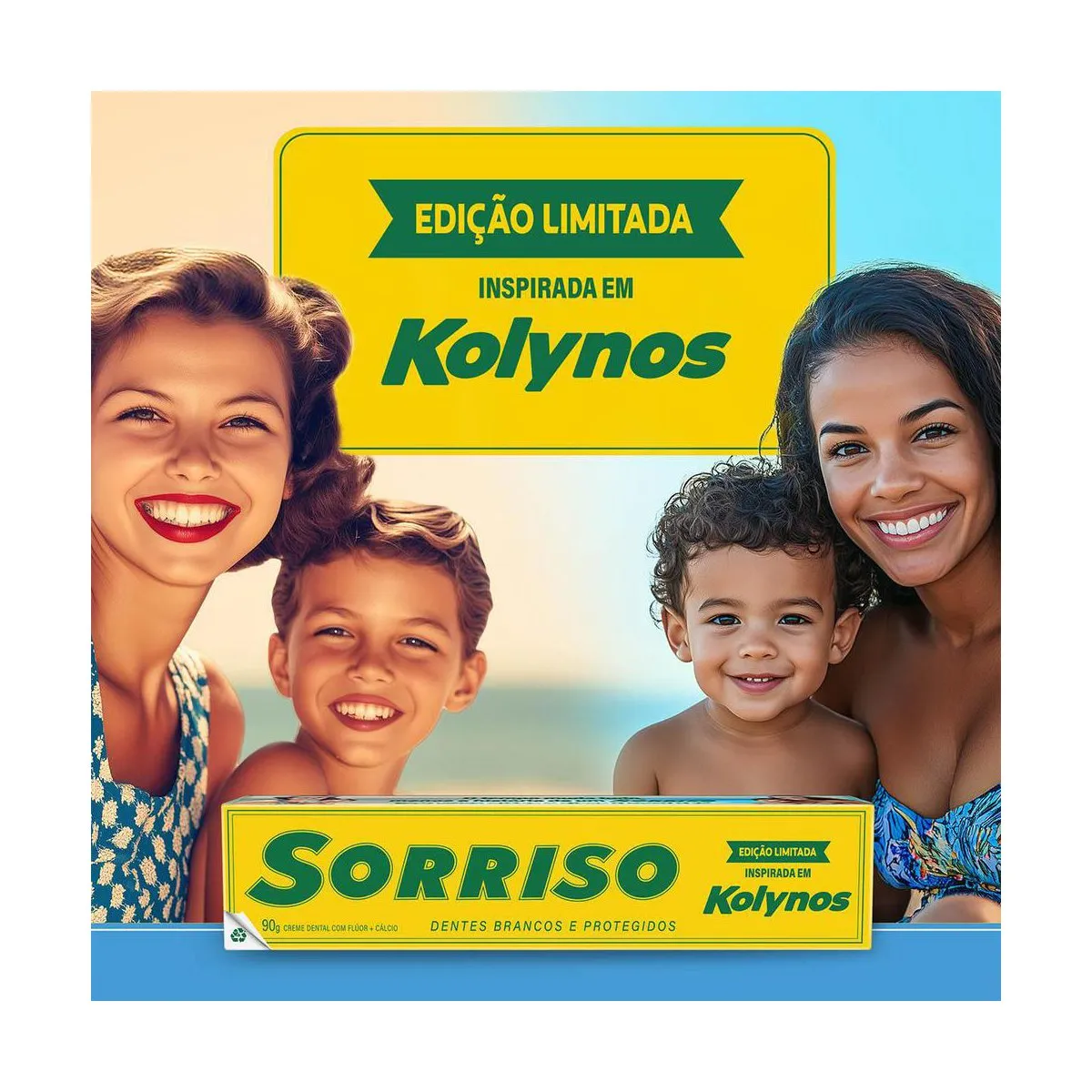Creme Dental Sorriso Kolynos 90g Edição Limitada — foto 5