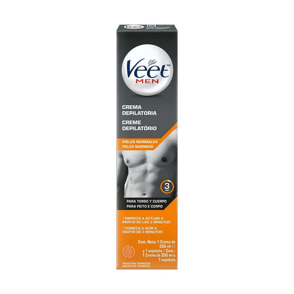 Creme Depilatório Veet Men Peles Normais 200ml