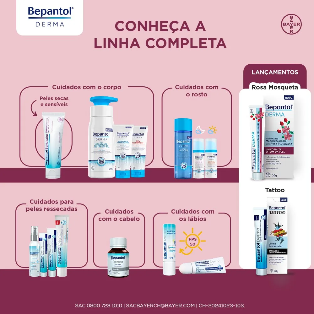 Creme Facial Bepanto Derma Multirrestaurador com Rosa Mosqueta 20g — foto 6