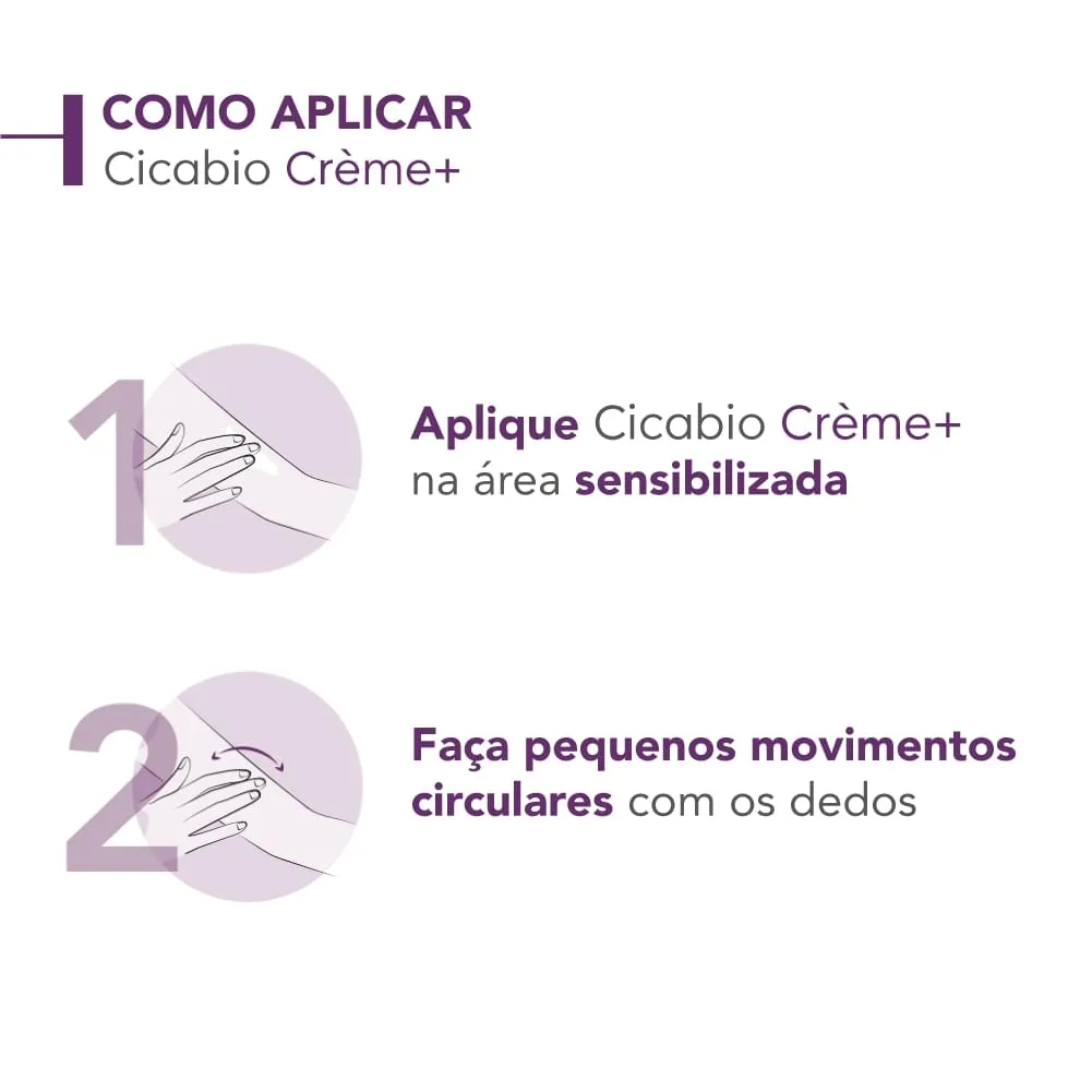 Creme Facial Bioderma Cicabio Creme+ Ultra Reparador Calmante 20ml — foto 5