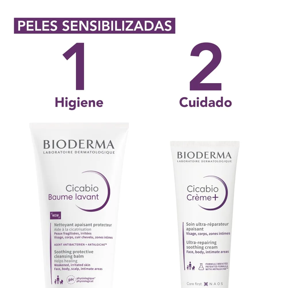 Creme Facial Bioderma Cicabio Creme+ Ultra Reparador Calmante 20ml — foto 6