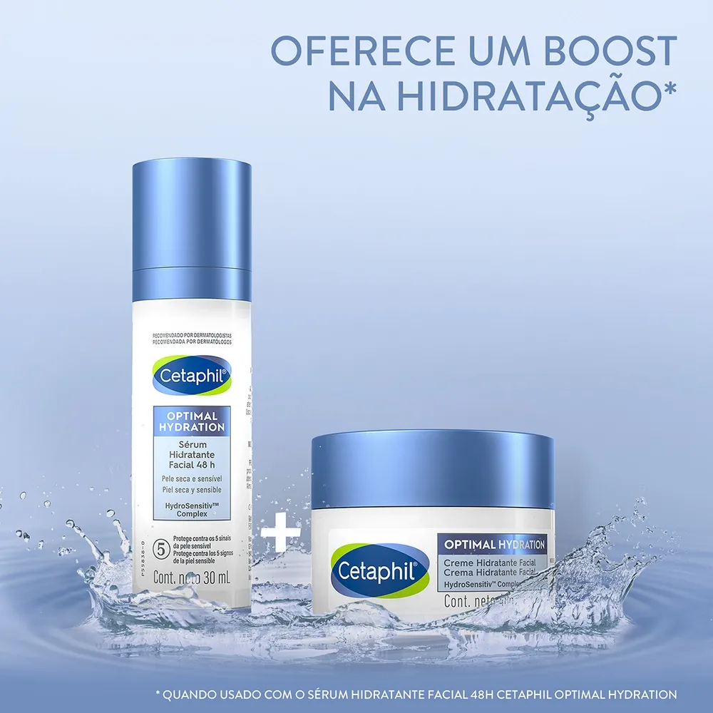 Creme Facial Cetaphil Optimal Hydration com Ácido Hialurônico 48g — foto 6