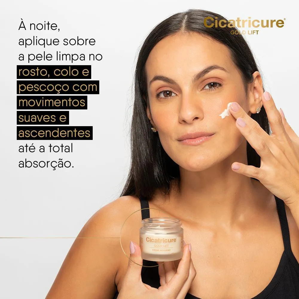 Creme Facial Cicatricure Gold Lift Noturno 50g — foto 7