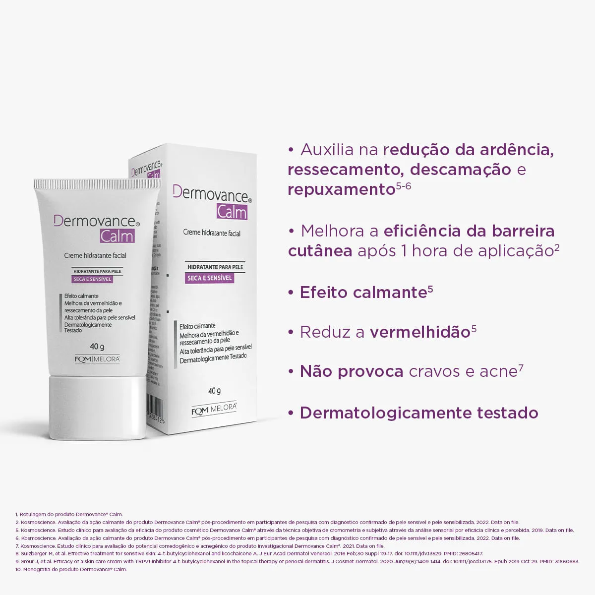Creme Facial Dermovance Calm Imunorregulador 40g