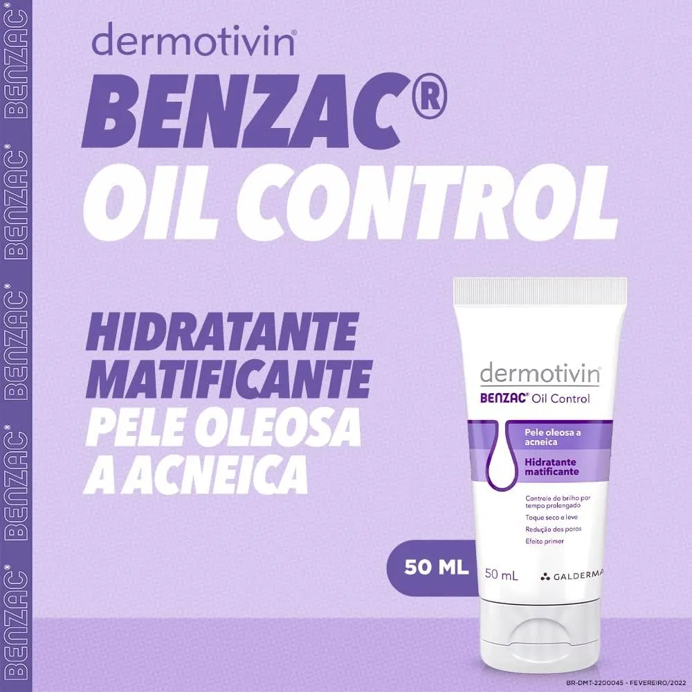 Creme Facial Hidratante Benzac Oil Control Microbioma Equilibrado 50ml — foto 3
