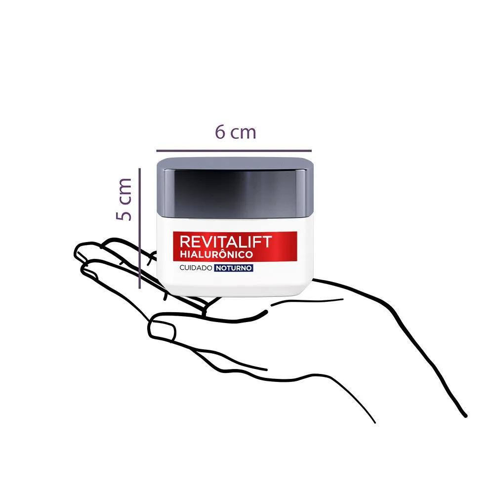 Creme Facial L'Oréal Paris Revitalift Hialurônico Noturno 49g — foto 7