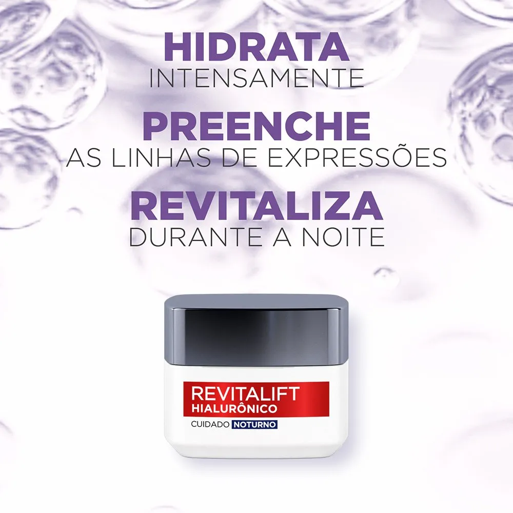Creme Facial L'Oréal Paris Revitalift Hialurônico Noturno 49g — foto 2