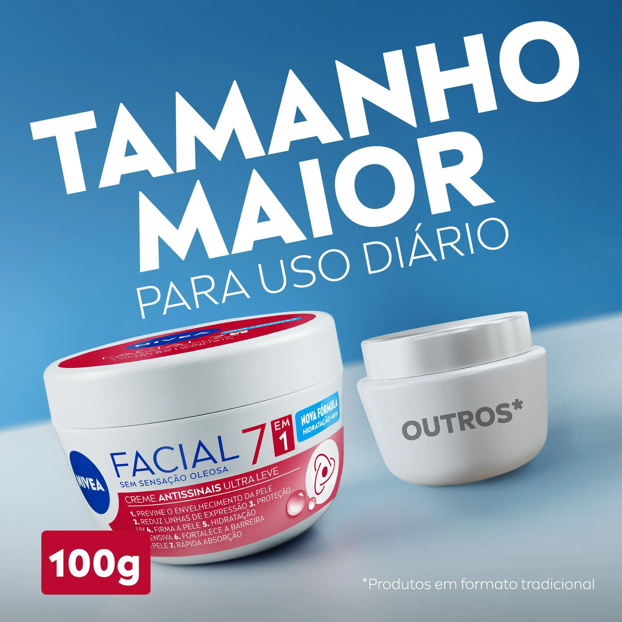 Creme Facial Nivea Antissinais com Vitamina E 100g — foto 7