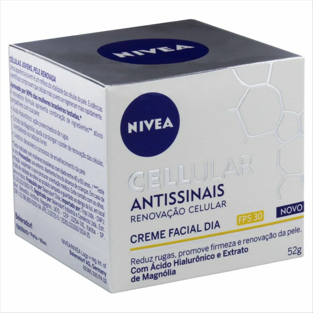 Creme Facial Nivea Cellular Antissinais FPS 30 52g — foto 14