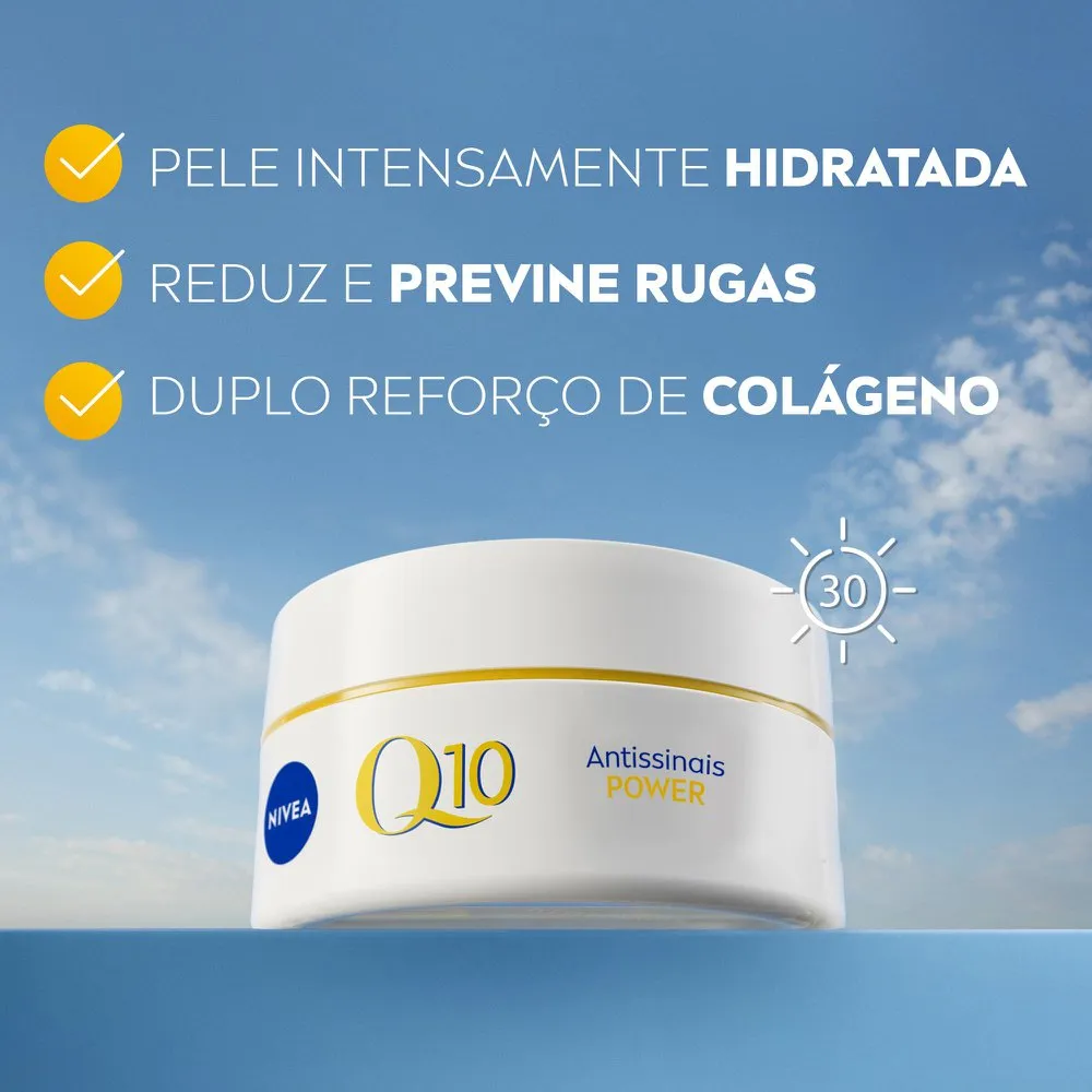Creme Facial Nivea Q10 Power Antissinais FPS 30 50g — foto 5
