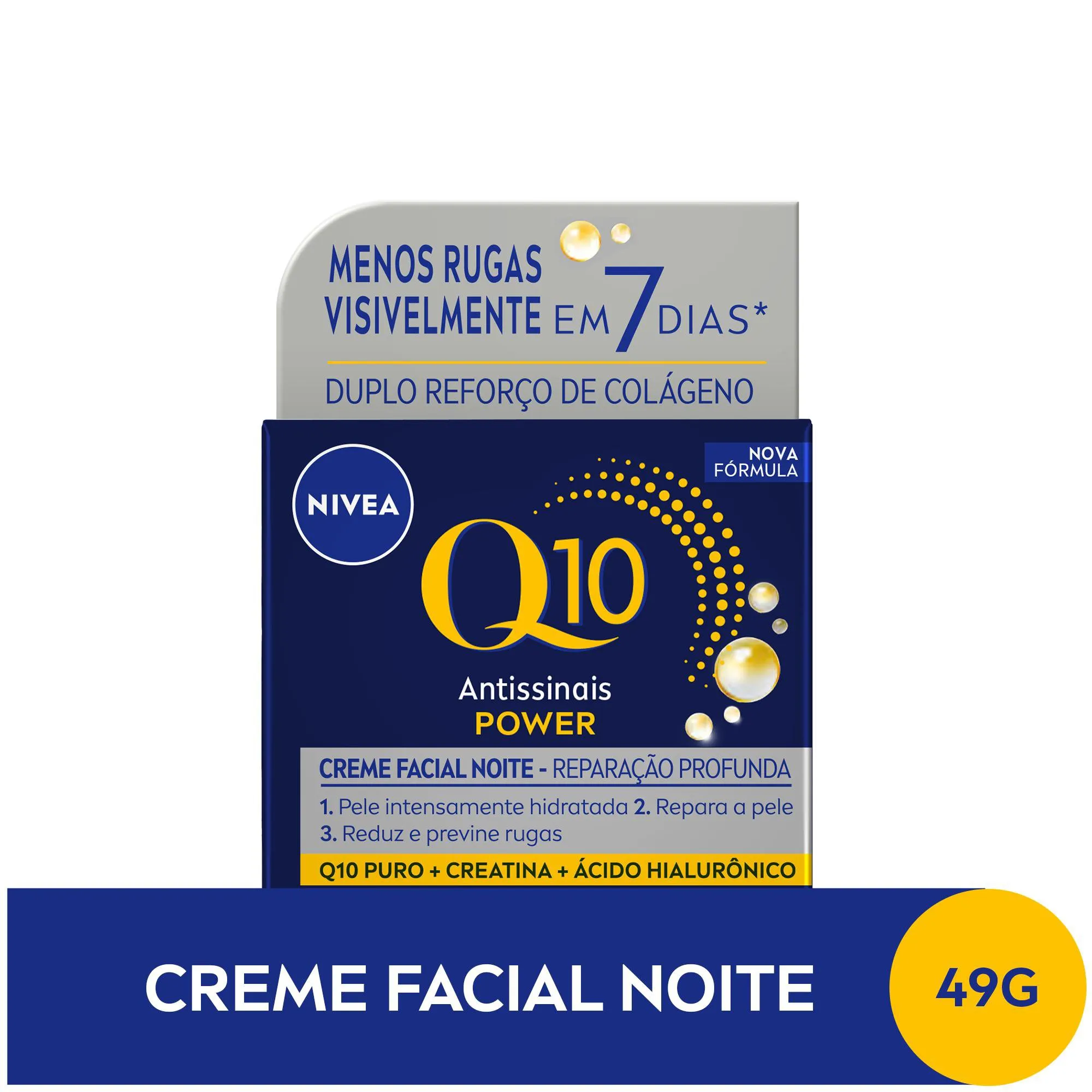 Creme Facial Nivea Q10 Power Antissinais Noturno 49g — foto 2
