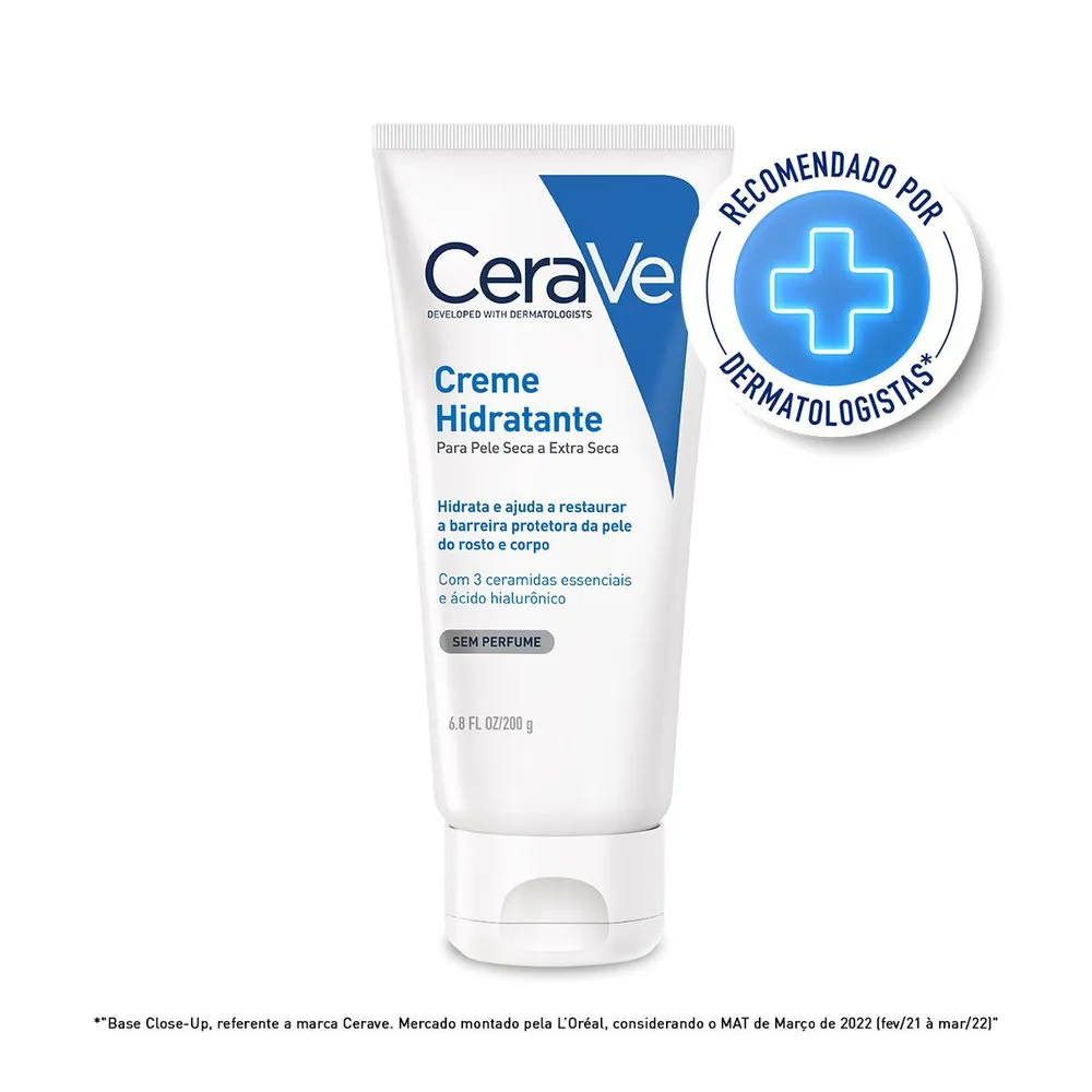 Creme Hidratante CeraVe Hidratante Pele Seca e Extra Seca 200g