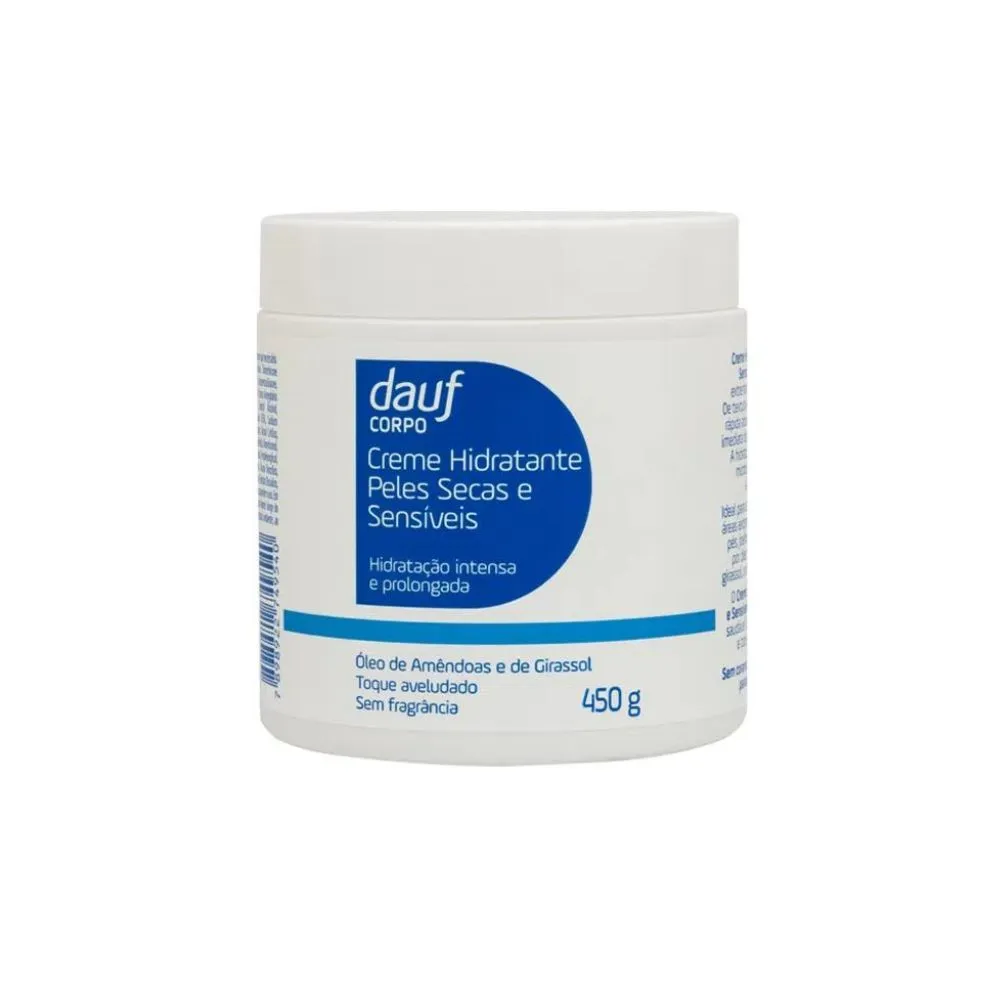 Creme Hidratante Corporal Dauf Pele Seca E Sensível 450g