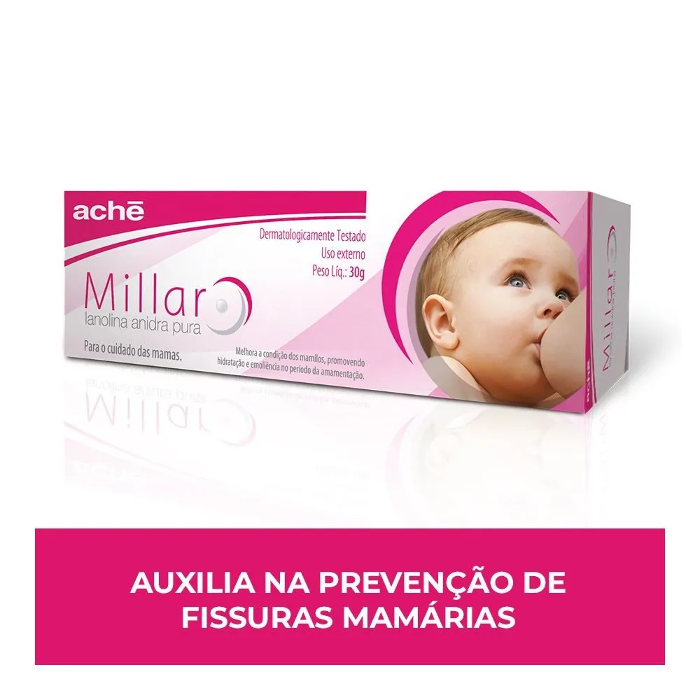 Creme Hidratante para os Seios Millar com Lanolina Pura 30g