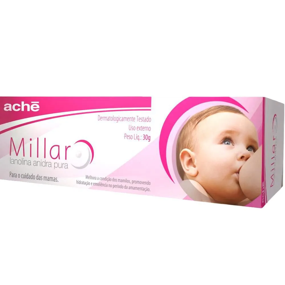 Creme Hidratante para os Seios Millar com Lanolina Pura 30g — foto 2