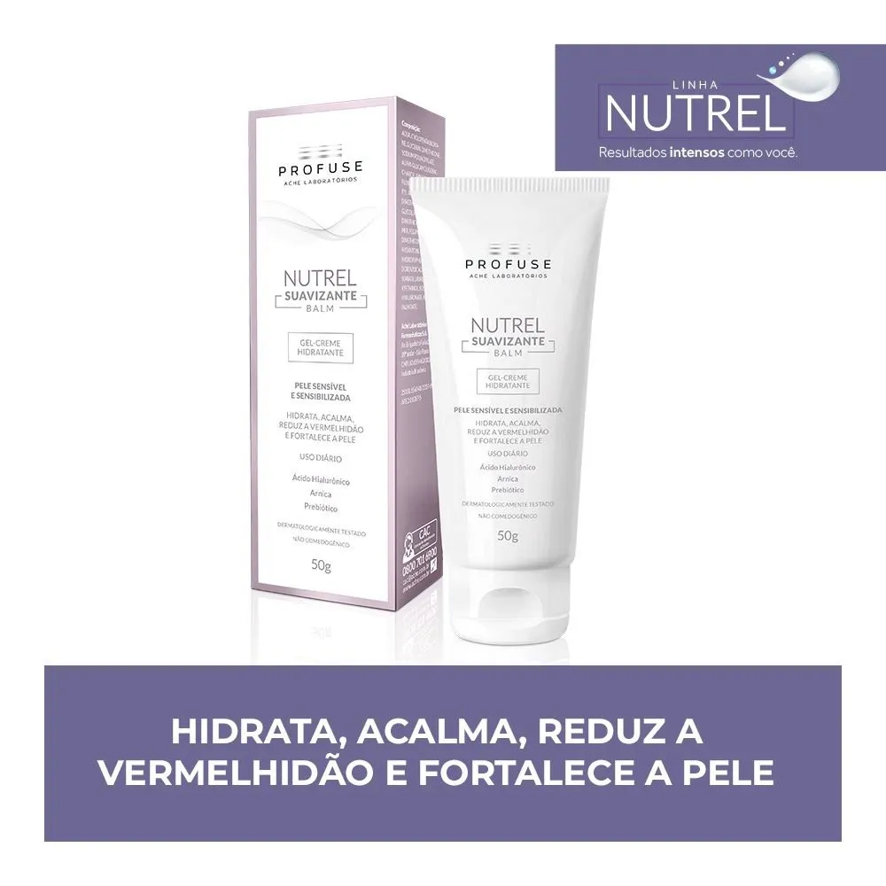 Creme Hidratante Peles Sensíveis Profuse Nutrel Balm Gel 50g — foto 2