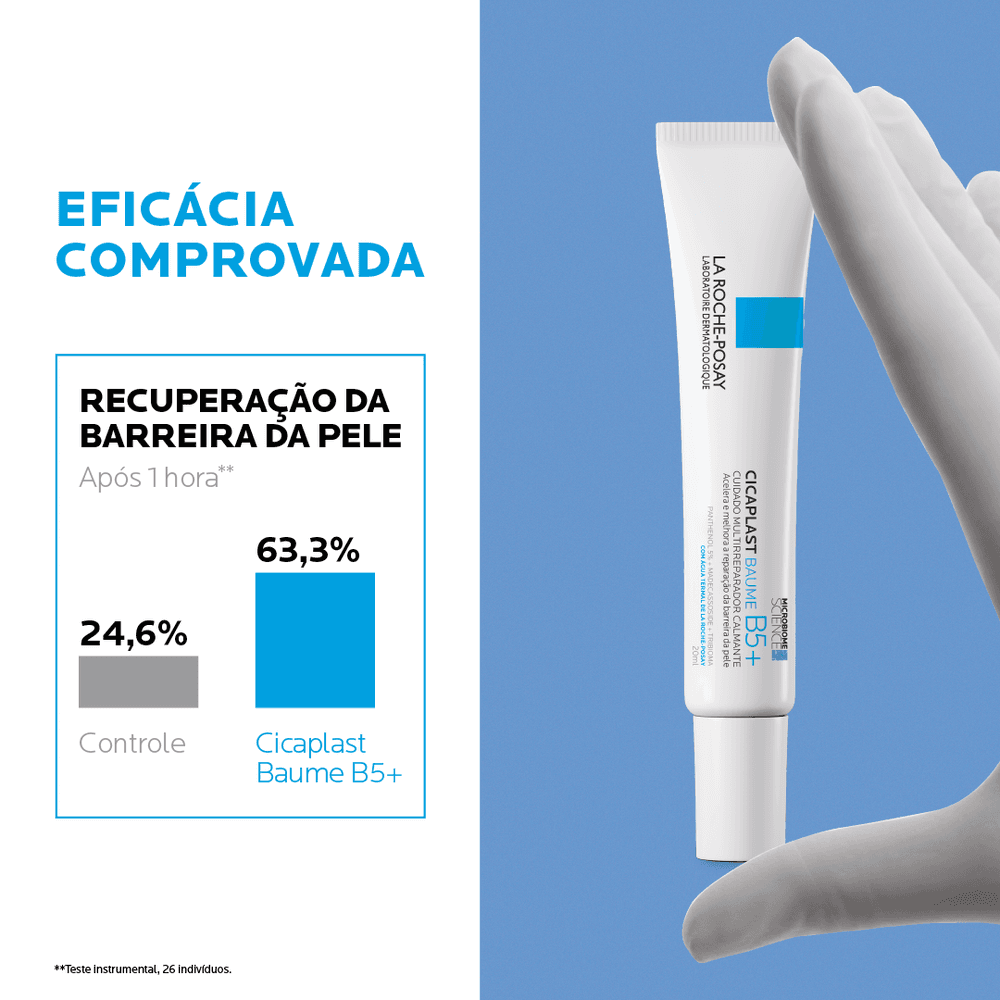 Creme La Roche-Posay Cicaplast Baume B5+ Multirreparador Calmante 20ml — foto 6