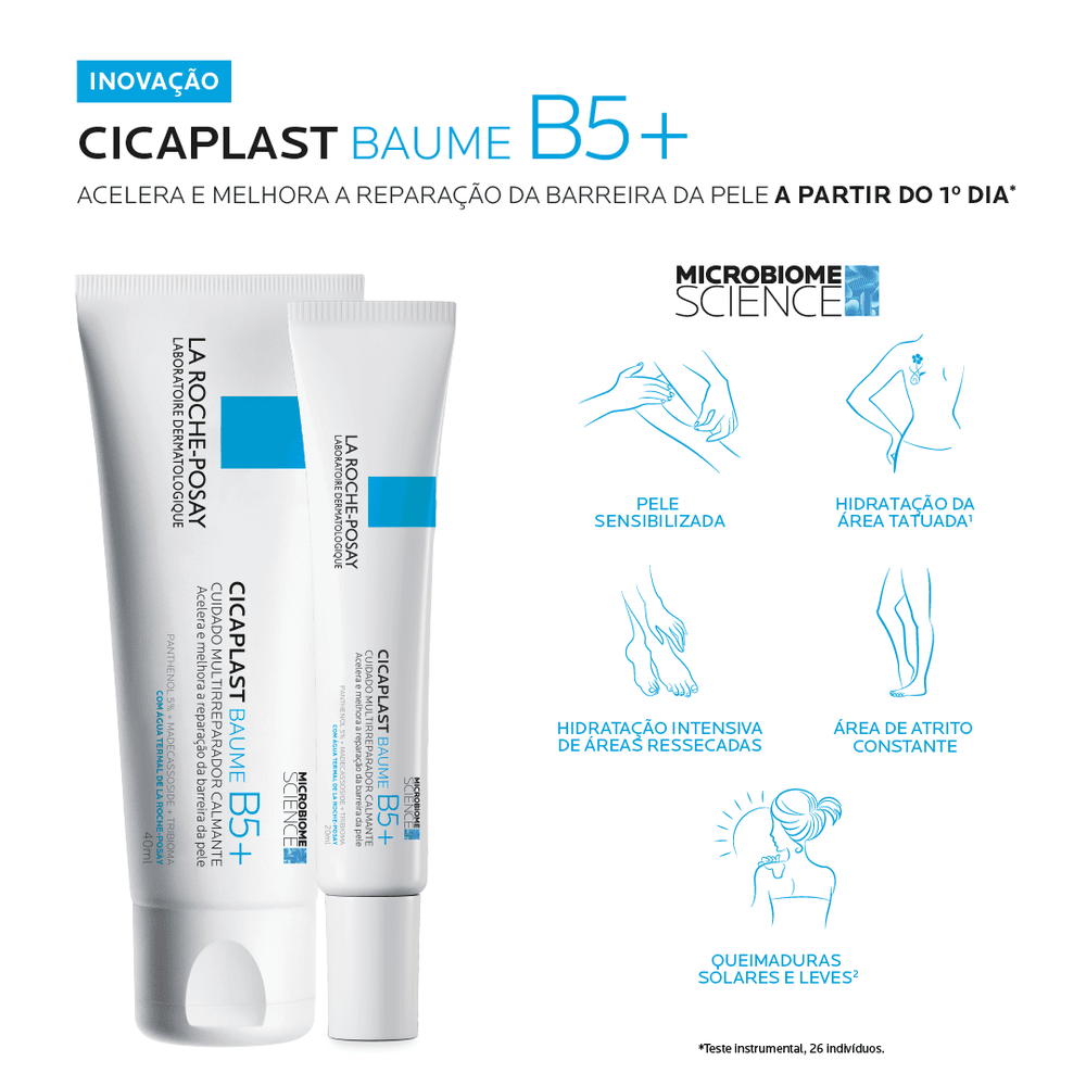 Creme La Roche-Posay Cicaplast Baume B5+ Multirreparador Calmante 20ml — foto 2