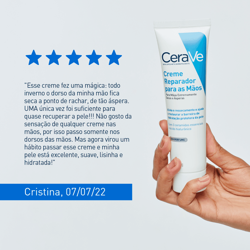 Creme para as Mãos CeraVe Reparador 100g — foto 7