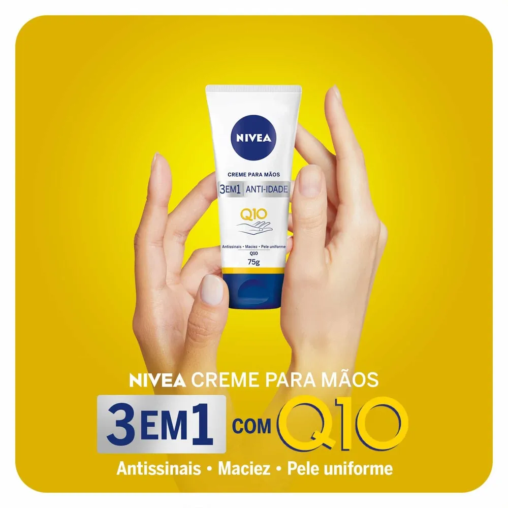 Creme para as Mãos Nivea Q10 Plus Antissinais Reparação 75g — foto 3