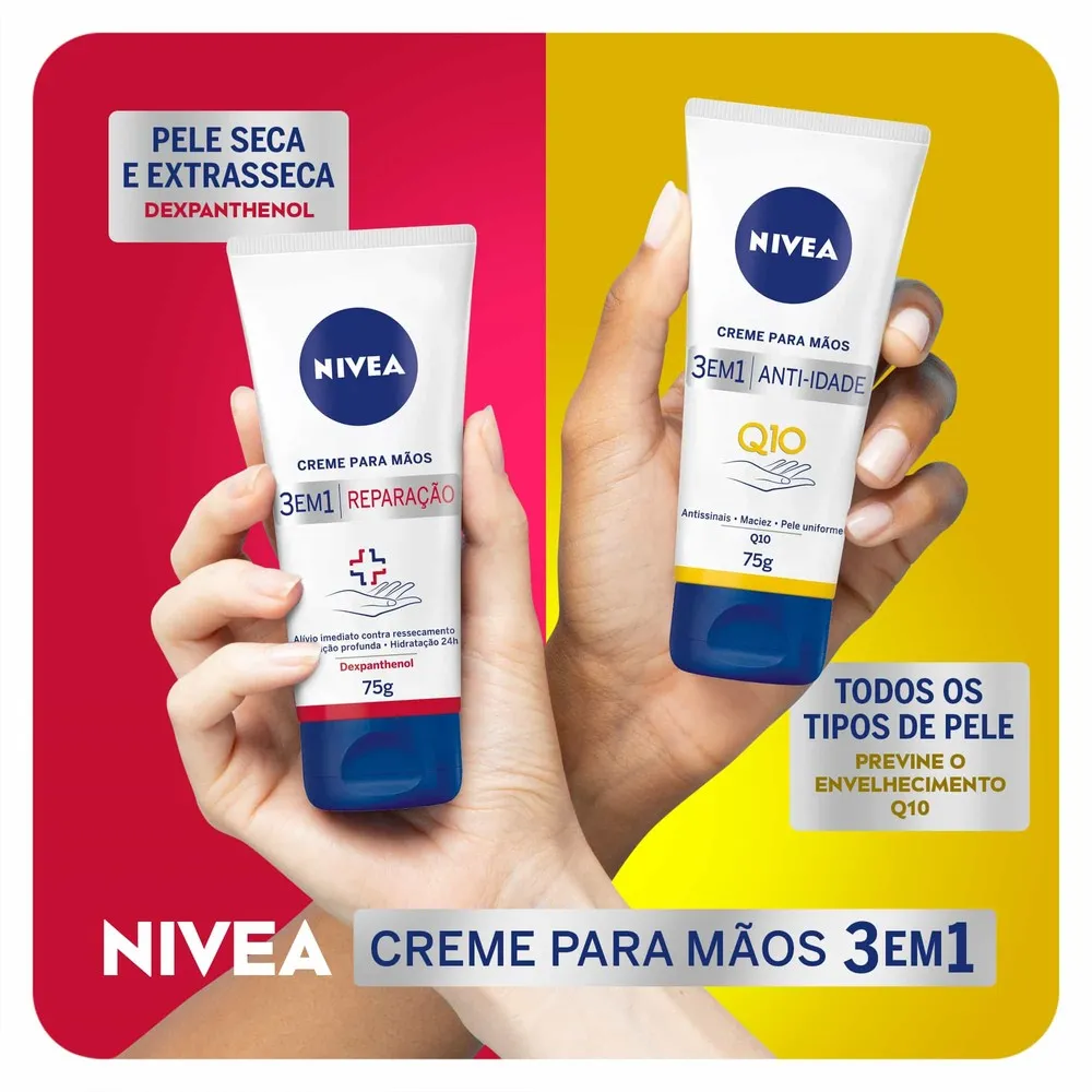 Creme para as Mãos Nivea Q10 Plus Antissinais Reparação 75g — foto 9