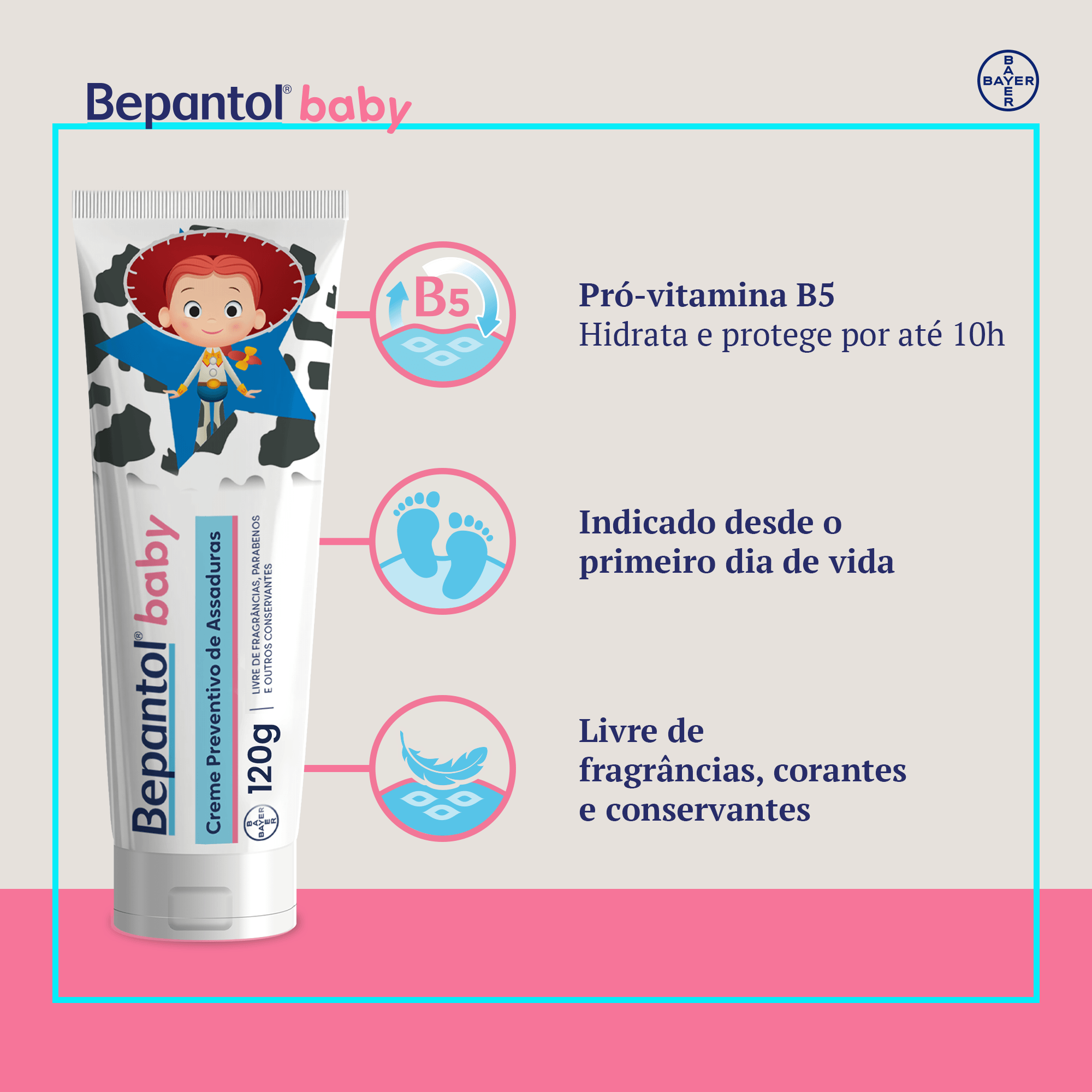 Creme Para Assaduras Bepantol Baby Disney Toy Story 120g — foto 8