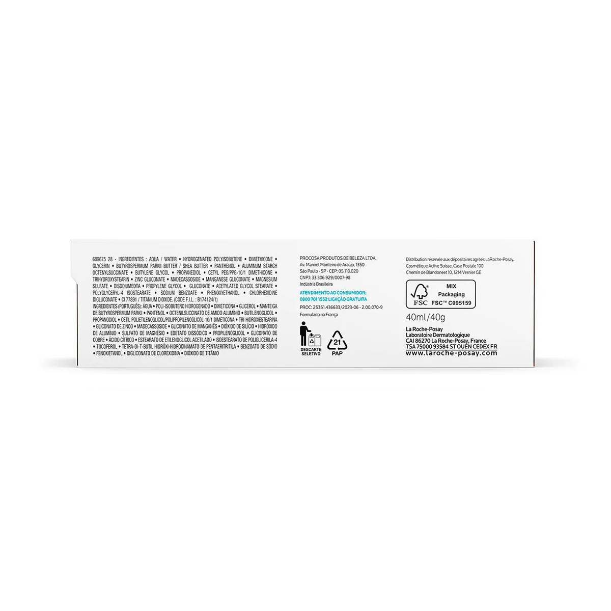 Creme para Assaduras Cicaplast B5 Baby Multirreparador Calmante 40ml — foto 6