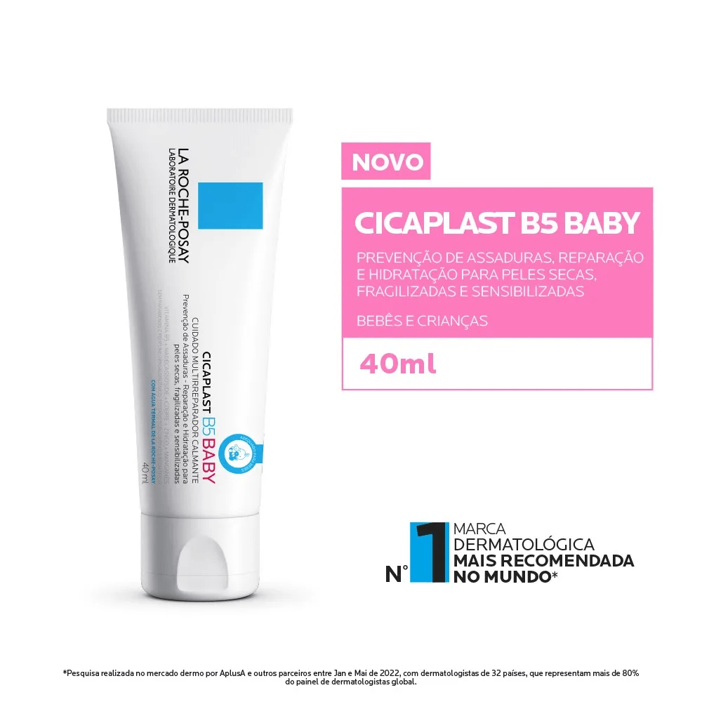 Creme para Assaduras Cicaplast B5 Baby Multirreparador Calmante 40ml — foto 5