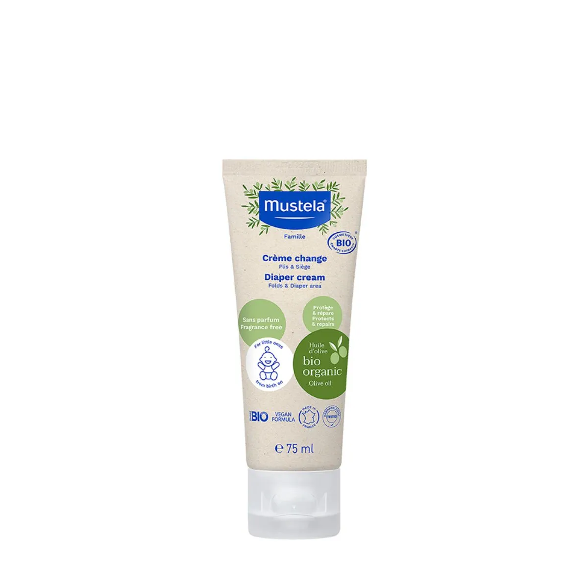 Creme para Assaduras Mustela Bio Bebê Com Aloe Vera 75ml