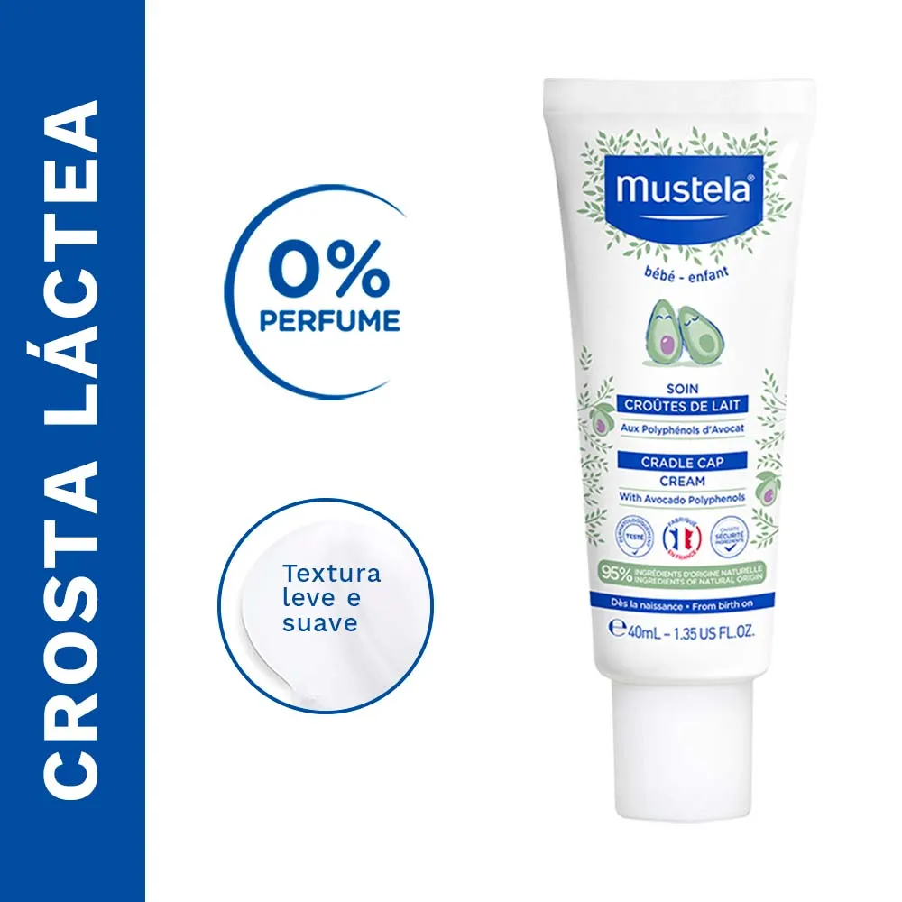 Creme para Crosta Láctea Mustela Stelaker Bebê Hipoalergênico 40ml — foto 4