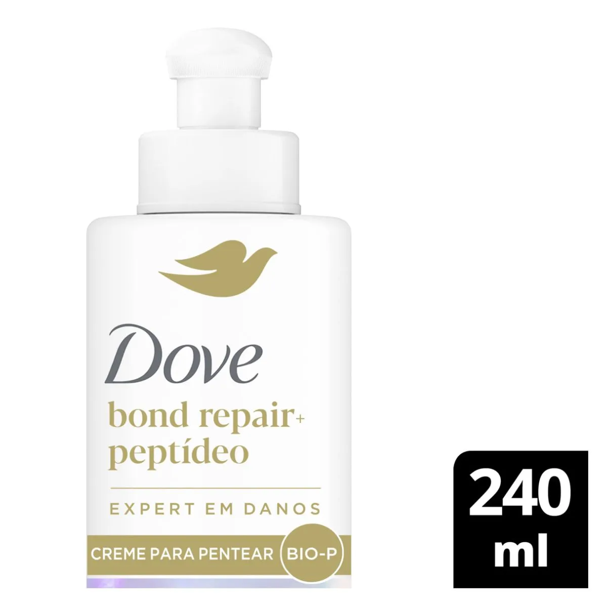 Creme Para Pentear Dove Bond Repair + Peptídeo Bio P 240ml — foto 2